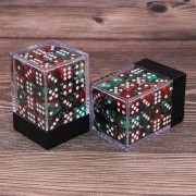 (Red+Green) Blend 12mm pips dice